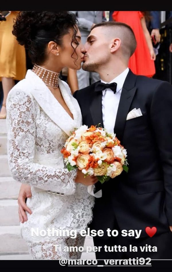 Les Mari S Marco Verratti Et Jessica Aidi La Mairie De Neuilly Sur