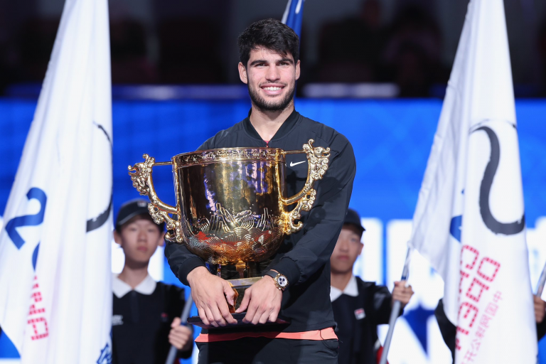 Tennis China Open Finale JANNIK SINNER contre CARLOS ALCARAZ WINNER le